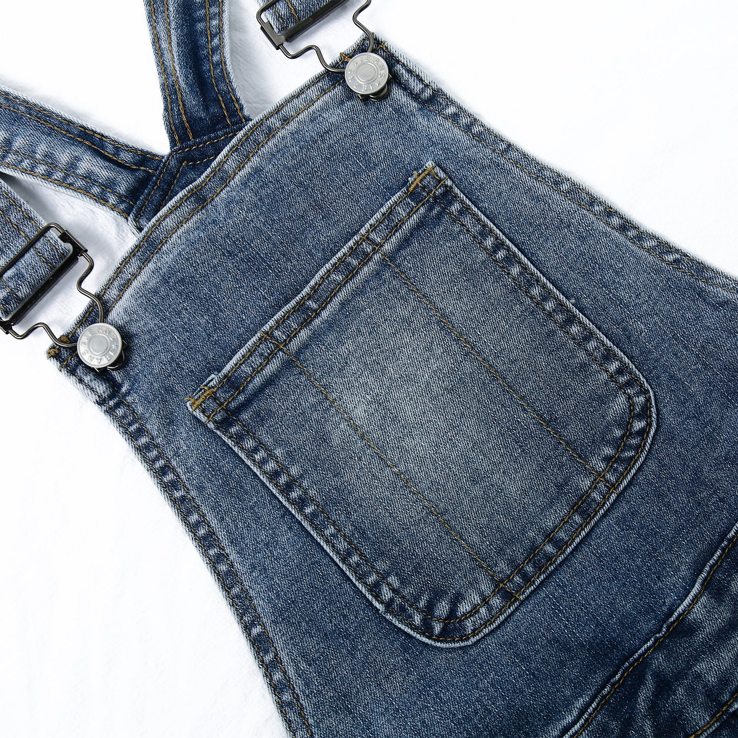 Girls Denim Overalls, Little Big Kids' Jean Dungarees Pants