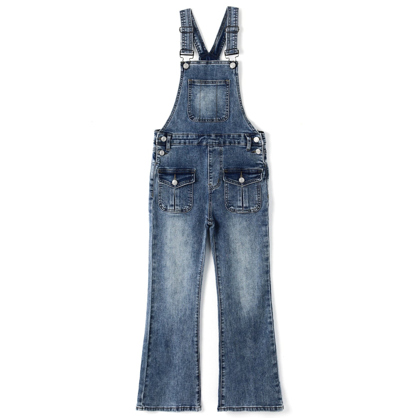 Girls Denim Overalls, Little Big Kids' Jean Dungarees Pants