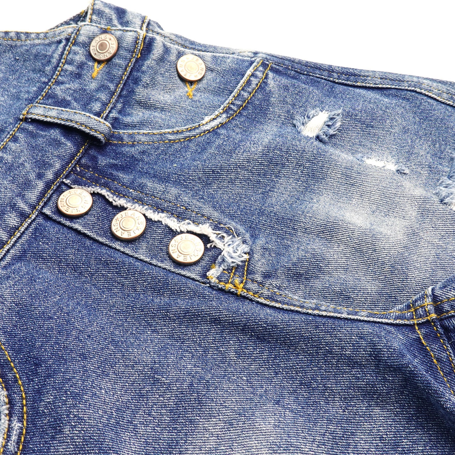 6-14T Girls Denim Shotalls, Damaged Fashion Raw Edge Hem Jeans Summer Shorts
