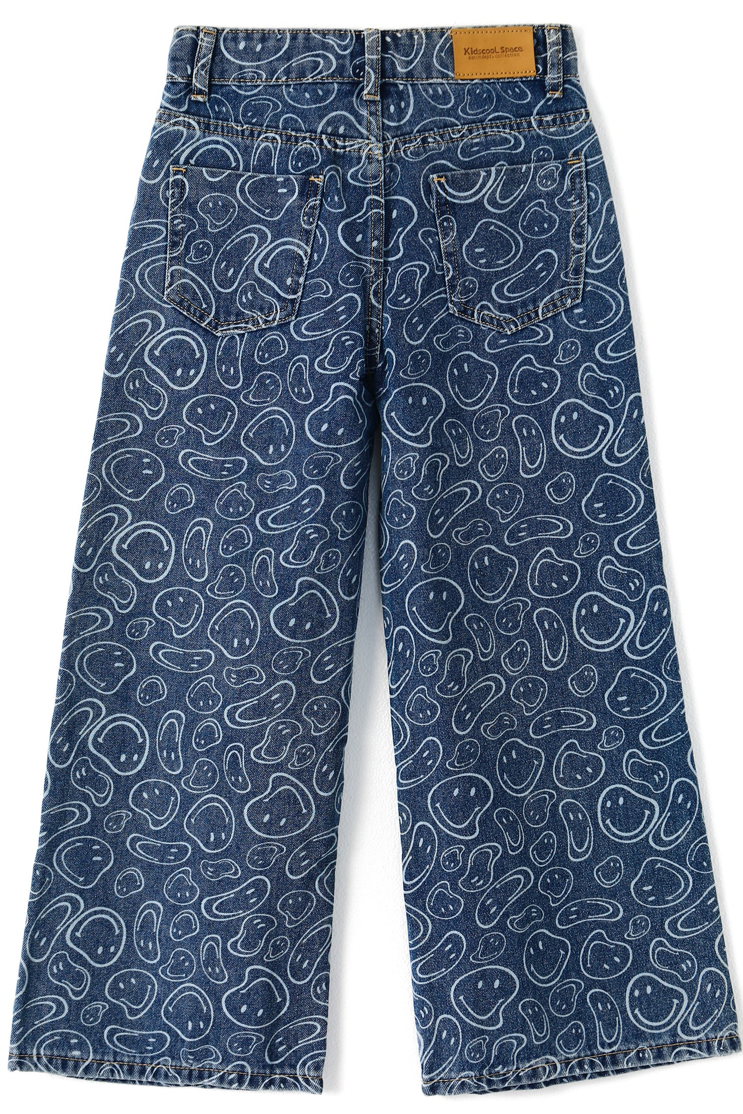Girls Flare Jeans, 5-14T Little Big Girl Bell Bottom Summer Denim Pants