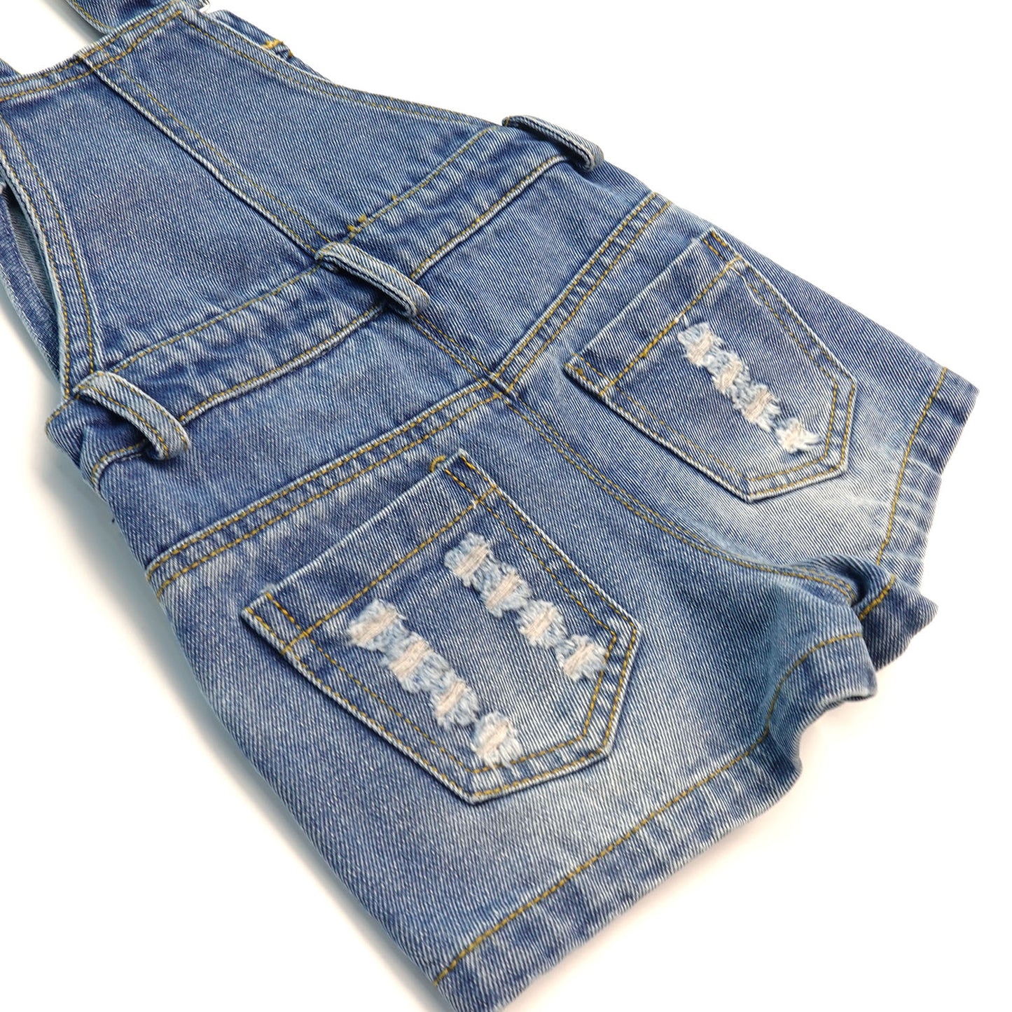 Baby Girls Denim Shorts, Toddler Little Boys Soft Jeans Summer Shortalls