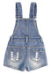 Baby Girls Denim Shorts, Toddler Little Boys Soft Jeans Summer Shortalls