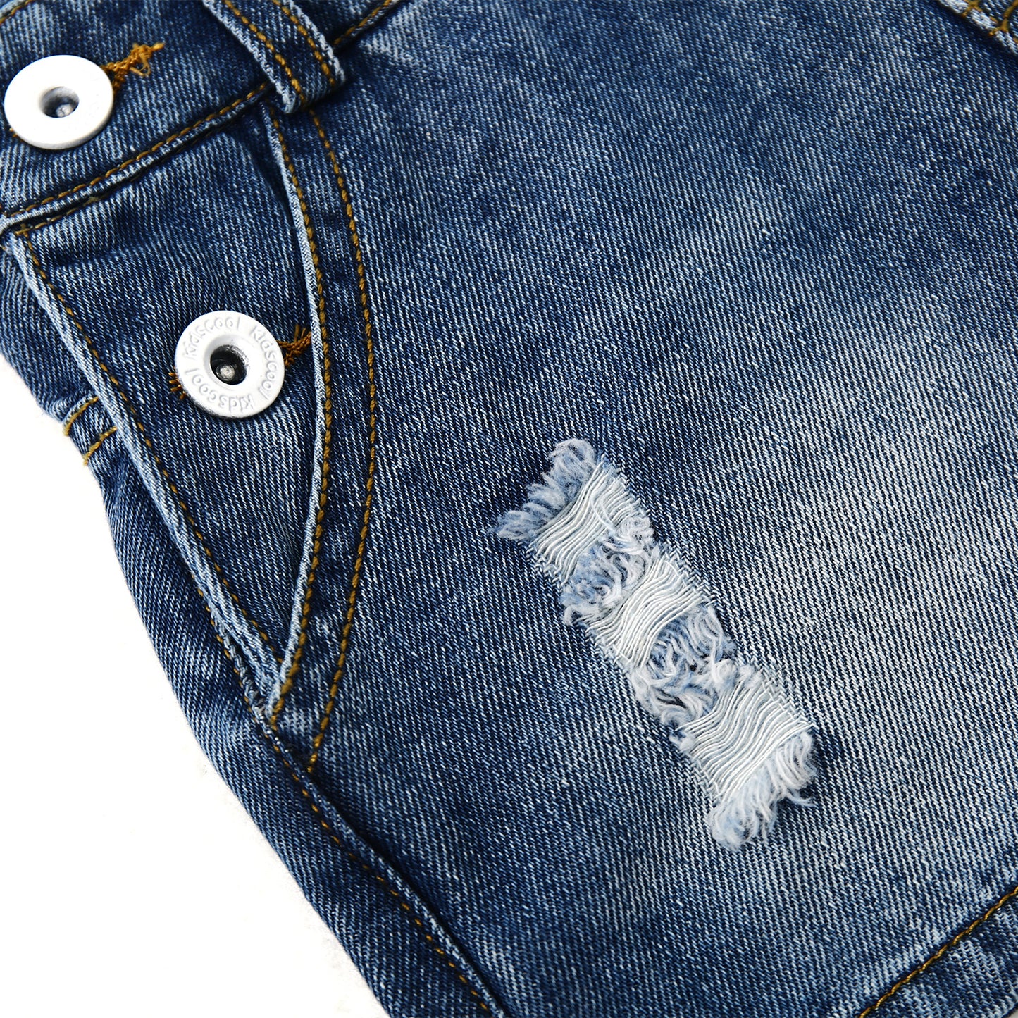 Baby Girls Denim Shorts, Toddler Little Boys Soft Jeans Summer Shortalls