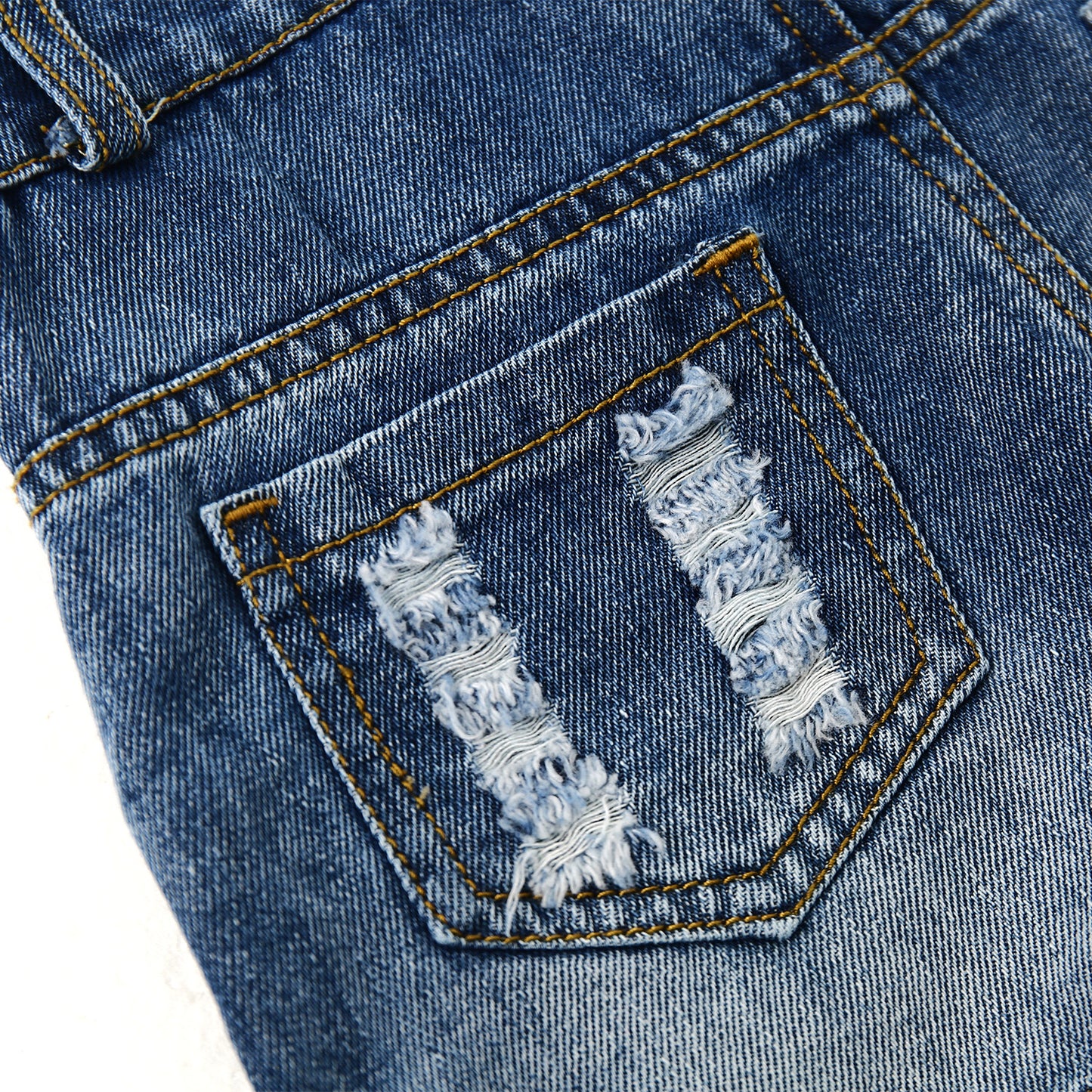 Baby Girls Denim Shorts, Toddler Little Boys Soft Jeans Summer Shortalls