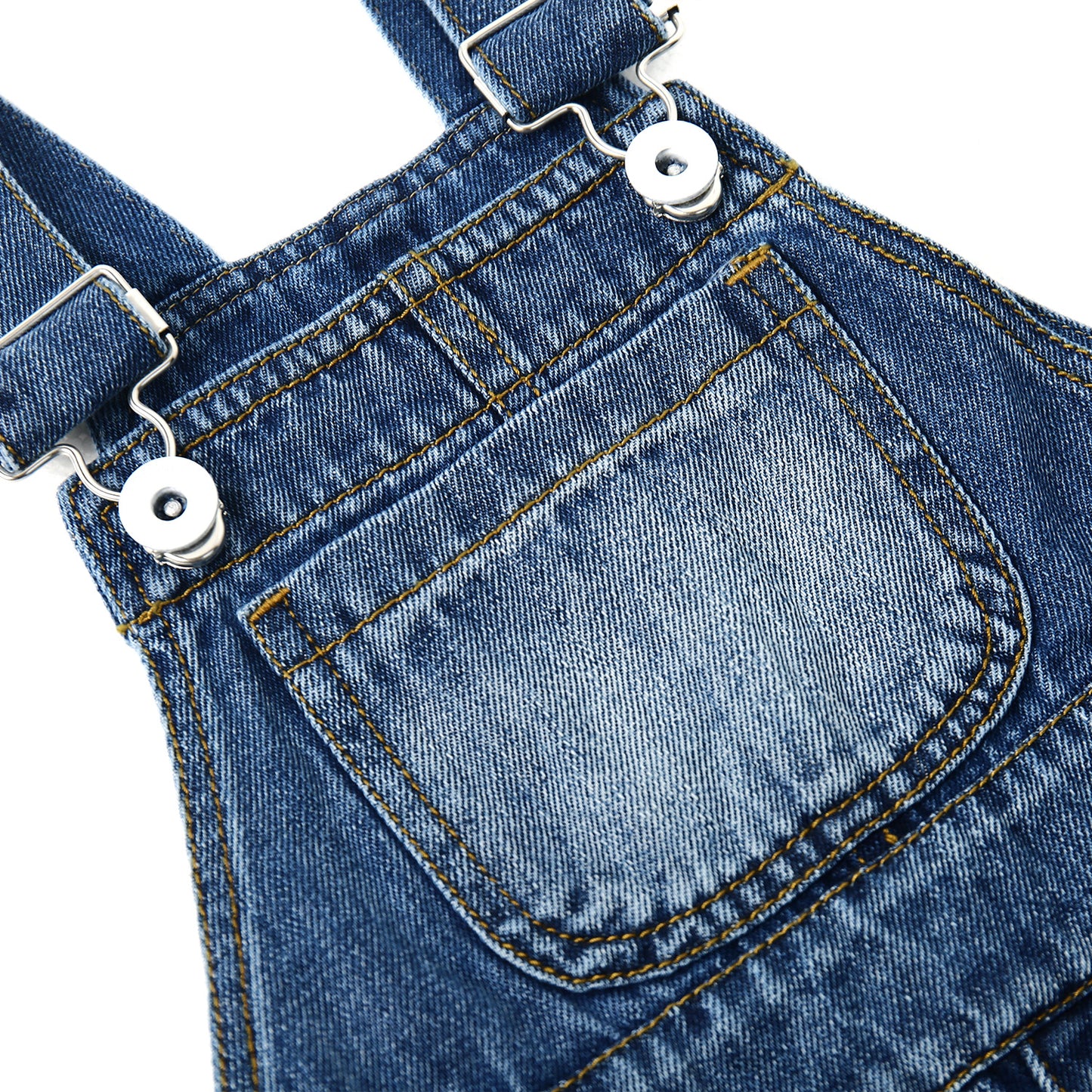 Baby Girls Denim Shorts, Toddler Little Boys Soft Jeans Summer Shortalls