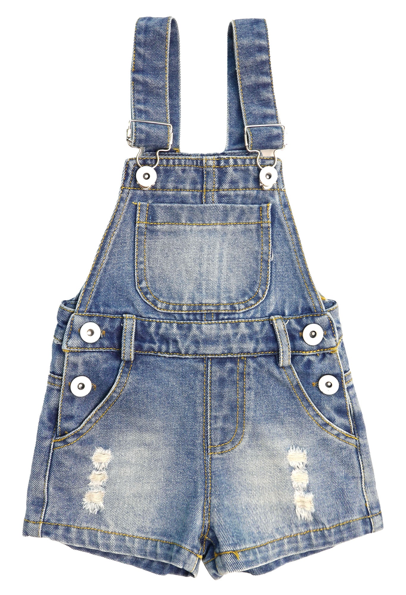 Baby Girls Denim Shorts, Toddler Little Boys Soft Jeans Summer Shortalls