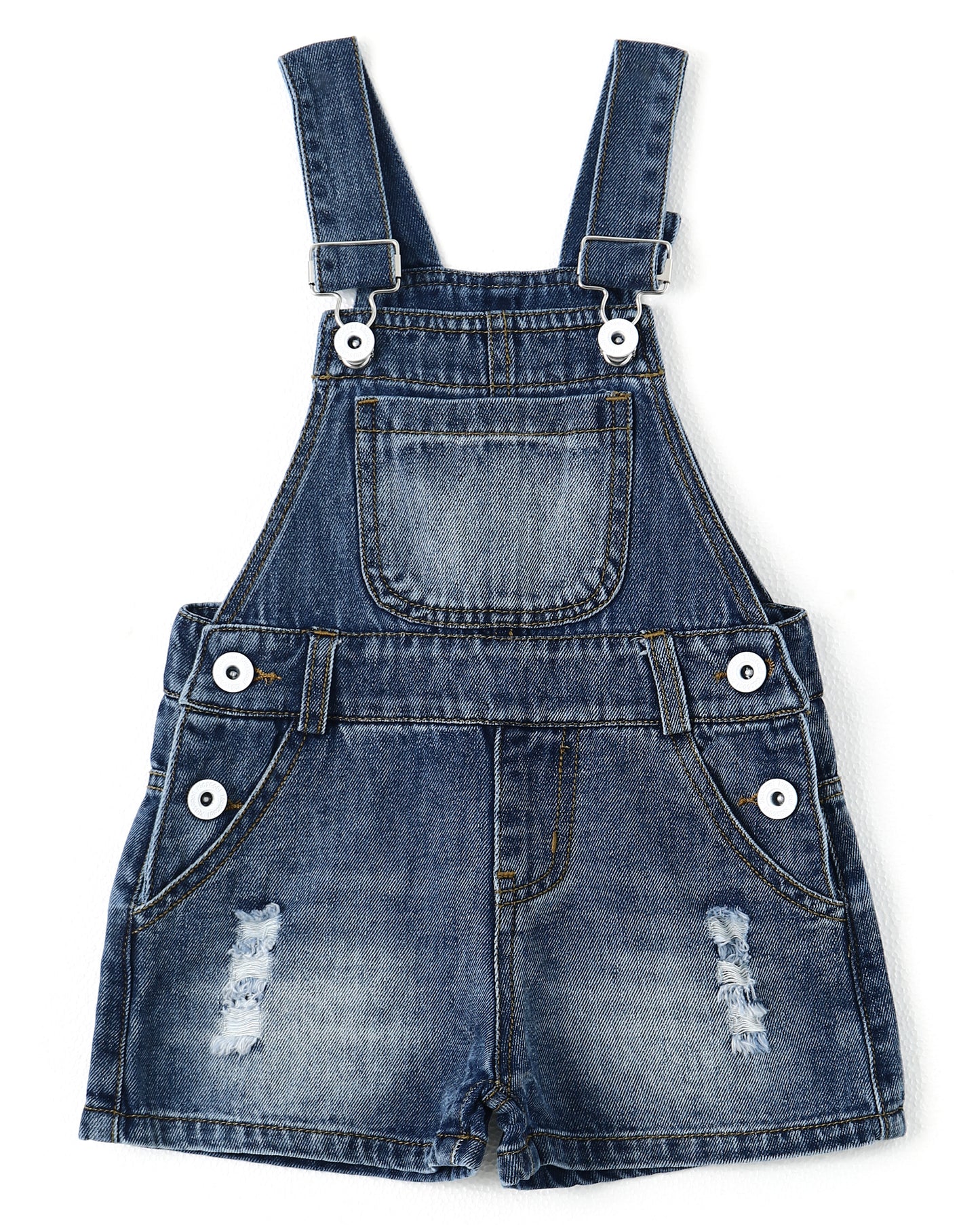 Baby Girls Denim Shorts, Toddler Little Boys Soft Jeans Summer Shortalls
