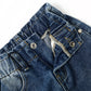 Baby Girls Boys Jeans, 12M-5T Little Kids Ribbed Waist With D-rings Denim Pants