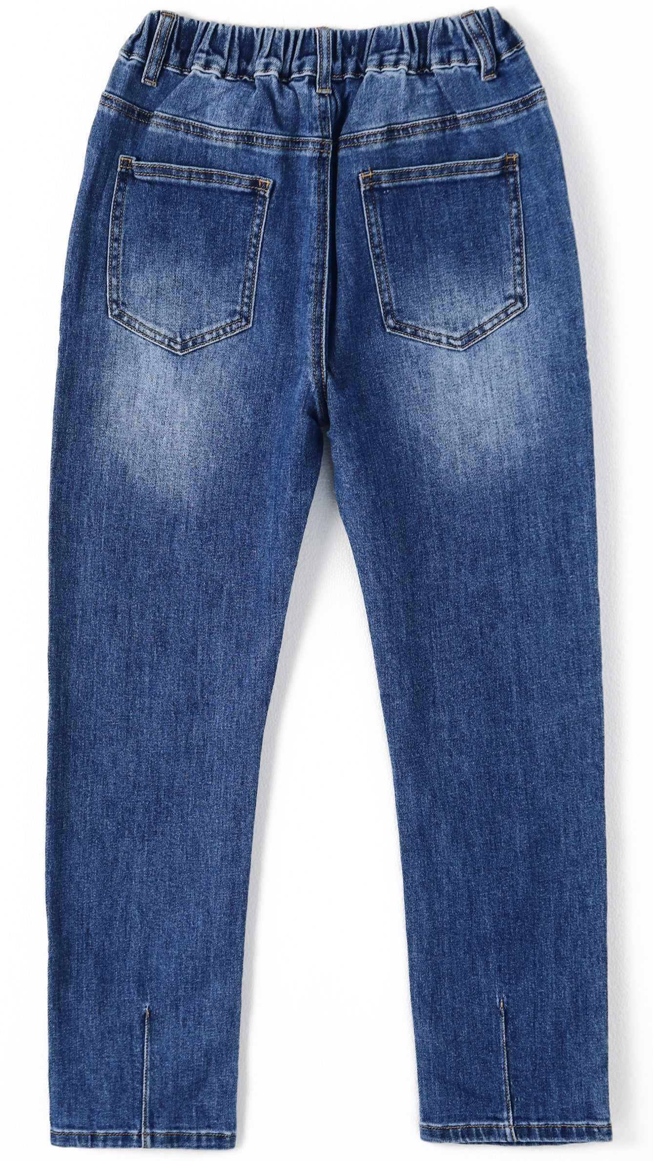 Big Girls Jeans, 5-14T Simple Design Boys Ribbed Waist Denim Pants