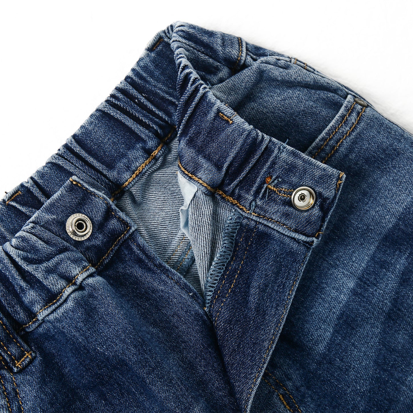 Big Girls Jeans, 5-14T Simple Design Boys Ribbed Waist Denim Pants
