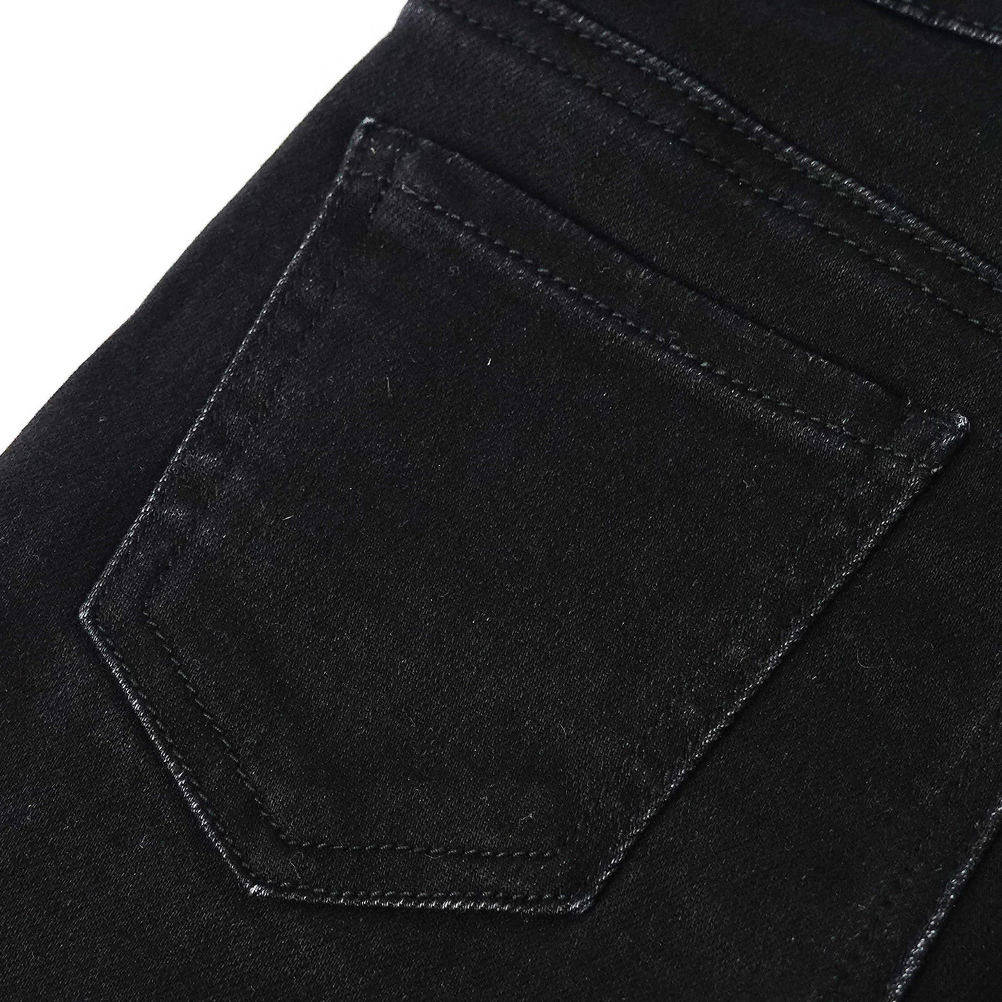 12M-5T Baby Little Girls Flared Jeans, Raw Edge Hem Stretchy Denim Pants