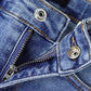 12M-5T Baby Little Girls Flared Jeans, Raw Edge Hem Stretchy Denim Pants