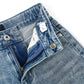 5-13T Girls Wide Leg Jeans, Micro Distressed Heart Shapped Denim Pants