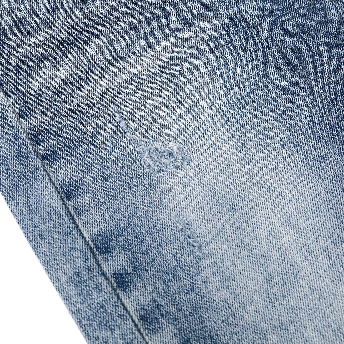 5-13T Girls Wide Leg Jeans, Micro Distressed Heart Shapped Denim Pants