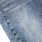 5-13T Girls Wide Leg Jeans, Micro Distressed Heart Shapped Denim Pants
