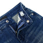 5-13T Girls Wide Leg Jeans, Micro Distressed Heart Shapped Denim Pants