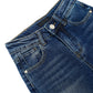 5-13T Girls Wide Leg Jeans, Simple Design Micro Distressed Denim Pants