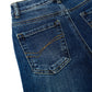 5-13T Girls Wide Leg Jeans, Simple Design Micro Distressed Denim Pants