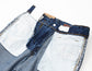 Girls Embroidered Elastic Waist Band Cute Slim Jeans