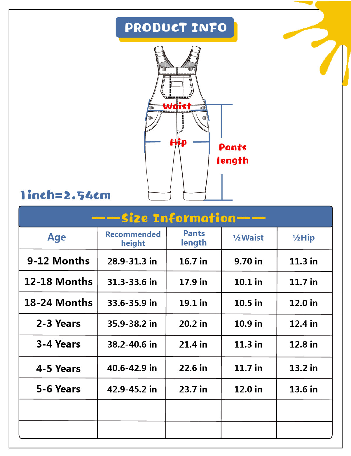 Girls Big Pocket Embroidered Ripped Denim Overalls